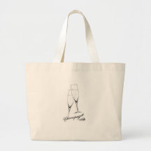 Champagne Tote Bag