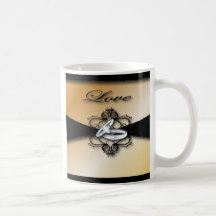 Champagne Wedding Save the date and Favor Mugs