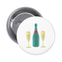 Champagner champagne button