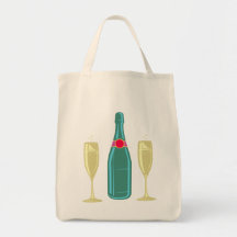 Champagner champagne einkaufstaschen