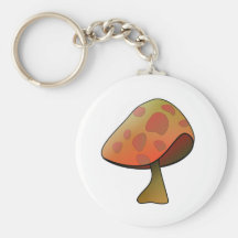 Champignon magique porte-clefs
