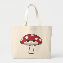 Champignon timide mignon de Kawaii Sacs