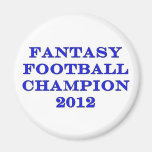 Champion 2012 du football d'imaginaire aimant