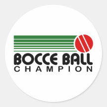 Champion de boule de Bocce Adhésifs