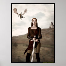 Champion de dragon poster