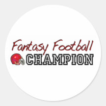 Champion du football d'imaginaire autocollant