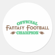Champion officiel du football d'imaginaire adhésifs