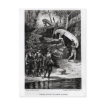 Champlain Exploring the Canadian Wilderness Post Card