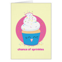 Chance of Sprinkles Greeting Card