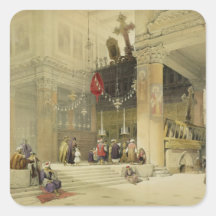 Chancel of the Church of St. Helena, plate 87 from Square Sticker
