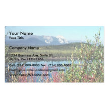 Chandalar River in summer Business Card Templates