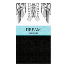 Chandelier Crystals Real Estate Business Card