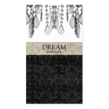 Chandelier Crystals Real Estate Business Card V2