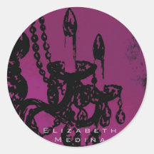 Chandelier Glamour $5.95 Round Stickers