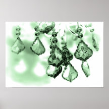 Chandelier (Green) Poster