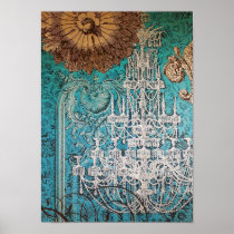 Chandelier Romance ~ Poster / Print
