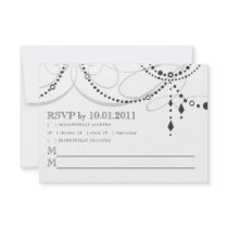 Chandelier RSVP Card