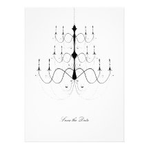 Chandelier  - Save the Date Personalized Announcement