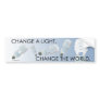 Change Bulb Bumper Sticker