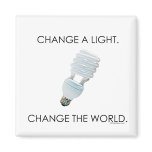 Change Bulb Refrigerator Magnets