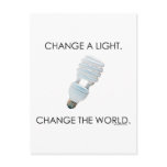 Change Bulb Post Card