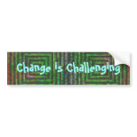 Change Challenge bumper sticker