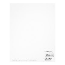 change - change - change letterhead design