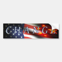 Change has come bumper stickers