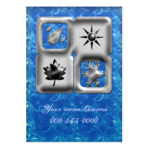 change in the weather business card templates