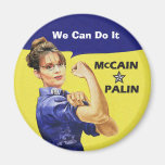 "change is coming" Mccain / Palin Republican Party Fridge Magnet