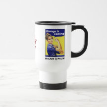 "Change is coming" McCain / Palin Republican Party Coffee Mug