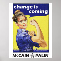 "change is coming" Mccain / Palin Republican Party