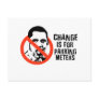 Change is for parking meters post cards