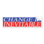 Change Is Inevitable Bumper Sticker