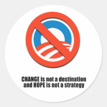 Change is not a destination sticker
