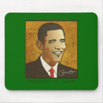 Change is now - Barack Obama Mouse Mat