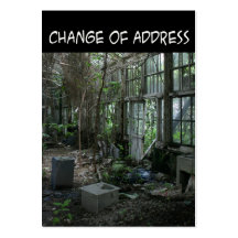Change of Address Business Card Template