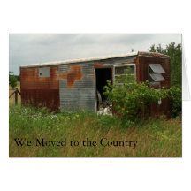Change of Address Card: Moved to the Country