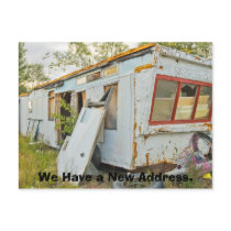 Change of Address Card: Trailer Home Post Card