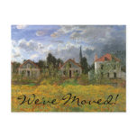Change of Address; Houses at Argenteuil by Monet Postcard