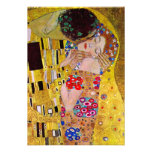 Change of Address; The Kiss by Gustav Klimt Personalized Announcements