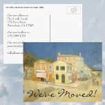 Change of Address; The Yellow House by van Gogh postcards