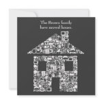 Change of New Address House Home Announcement