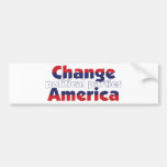 Change parties America bumper sticker