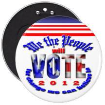 Change We can Believe In Pinback Buttons