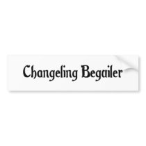 Changeling Beguiler Bumper Sticker