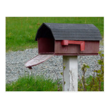 Changement d'adresse la boîte aux lettres rurale d carte postale