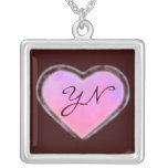 Changing Heart monogram necklace