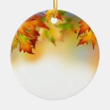 Changing Leaves Christmas Ornament