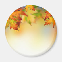 Changing Leaves Fridge Magnet